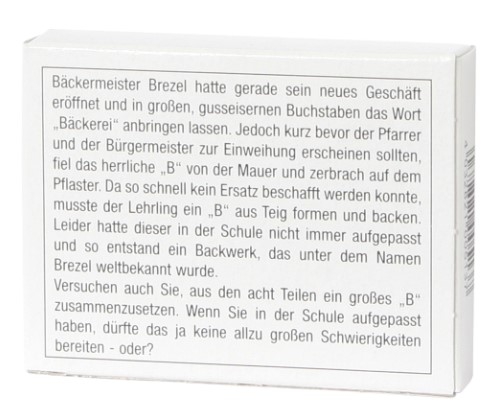 Mini-Holzpuzzle Das Brezen-Puzzle