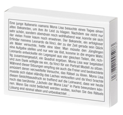 Mini-Holzpuzzle Das Quadrat-Rätsel