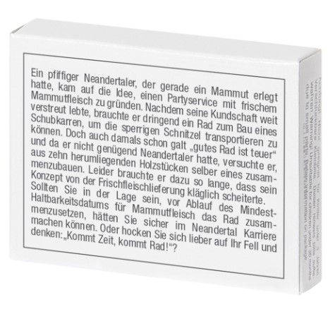 Mini-Holzpuzzle Das Rad des Neandertalers