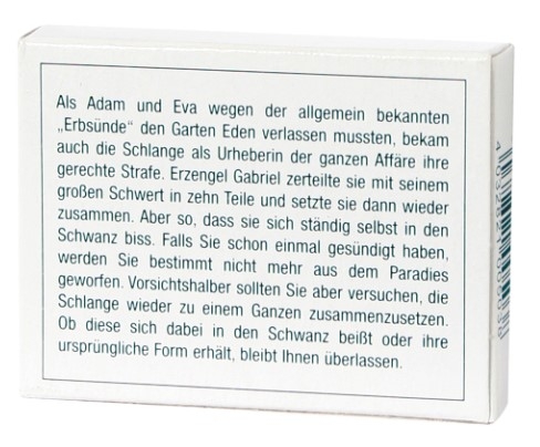 Mini-Holzpuzzle Das Schlangen-Puzzle