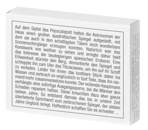 Mini-Holzpuzzle Das zerbrochene Quadrat