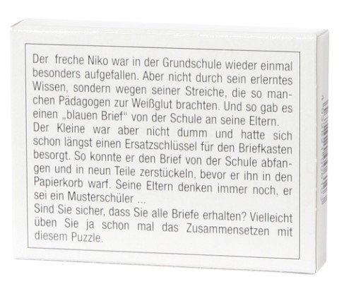 Mini-Holzpuzzle Der geheime Brief