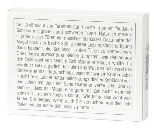 Mini-Holzpuzzle Der verflixte Schlüssel