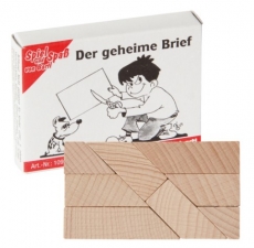 Mini-Holzpuzzle  Der geheime Brief