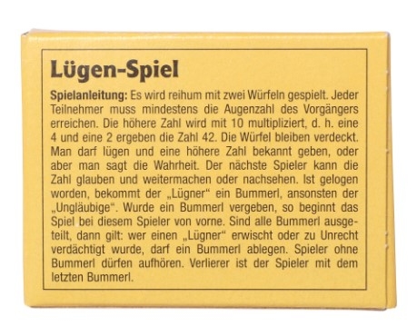 Mini-Spiel – Lügen-Spiel