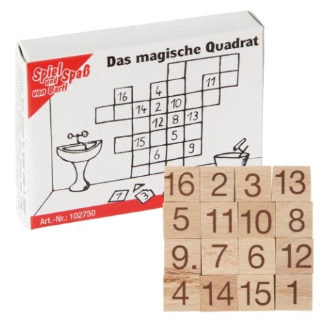Mini-Knobelspiel Das magische Quadrat