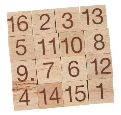 Mini-Knobelspiel Das magische Quadrat
