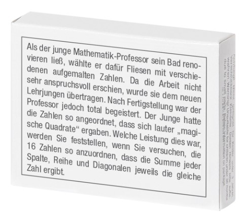Mini-Knobelspiel Das magische Quadrat