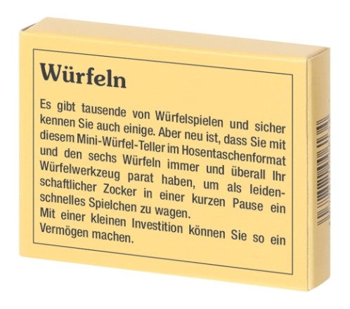 Mini-Spiel – Würfeln