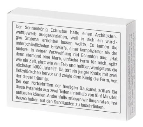 Mini-Knobelspiel Das Pyramiden-Puzzle