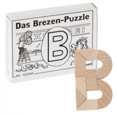 Mini-Holzpuzzle Das Brezen-Puzzle
