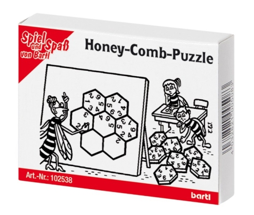 Mini-Knobelspiel – Honey-Comb-Puzzle