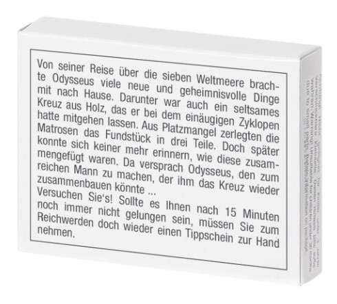 Mini-Knobelspiel Das rätselhafte Kreuz