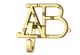 Mini-Huzzle-Cast-Puzzle - ABC - gold *