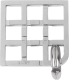 Mini-Huzzle-Cast-Puzzle - Duet - silber *****
