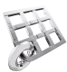 Mini-Huzzle-Cast-Puzzle - Duet - silber *****