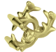 Mini-Huzzle-Cast-Puzzle - Elk - gold *****