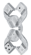 Mini-Huzzle-Cast-Puzzle - Chain - silber ******
