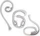 Mini-Huzzle-Cast-Puzzle - Enigma - silber ******