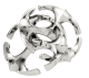 Mini-Huzzle-Cast-Puzzle - Rotor - silber ******