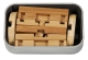 IQ-Test Bambus-Knobelspiel – Doppelte Scheibe in Metalldose ***