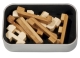 IQ-Test Bambus-Knobelspiel – Runder Knoten in Metalldose ****