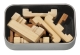 IQ-Test Bambus-Knobelspiel – Mix Knoten in Metalldose *****