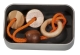 IQ-Test Bambus-Knobelspiel – Orange in Metalldose *****