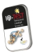 IQ-Test Bambus-Knobelspiel – Blau in Metalldose **