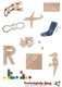 10er-Mix – 5 Mini-Knobelspiele & 5 Mini-Holzpuzzles