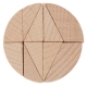 Mini-Holzpuzzle Das Rad des Neandertalers