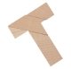 Mini-Holzpuzzle Das T-Puzzle