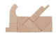 Mini-Holzpuzzle Der zersägte Hobel