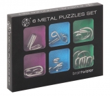 Metall-Puzzle-Set mit 6 Knobelspielen