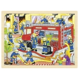 Einlegepuzzle Feuerwehreinsatz - 48 Teile (ab 3 Jahre)