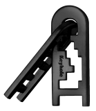 Mini-Huzzle-Cast-Puzzle Keyhole **** - schwarz