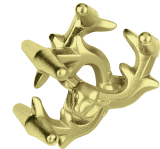 Mini-Huzzle-Cast-Puzzle Elk ***** - gold