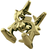 Mini-Huzzle-Cast-Puzzle Elk ***** - gold