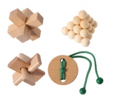 Dezember-WOW: 3er-Pack Wooden Puzzles Collection (12 Spiele)