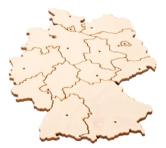 Taschenpuzzle – Deutschlandpuzzle