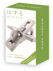 Mini-Huzzle-Cast-Puzzle - Violon - silber ***