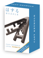 Mini-Huzzle-Cast-Puzzle - Keyhole - schwarz ****