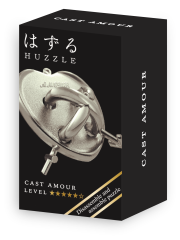 Mini-Huzzle-Cast-Puzzle - Amour - silber *****