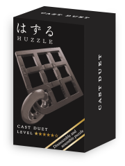 Mini-Huzzle-Cast-Puzzle - Duet - schwarz *****