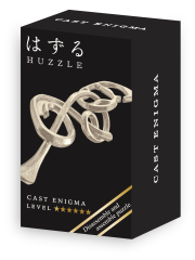 Mini-Huzzle-Cast-Puzzle - Enigma - silber ******