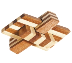 IQ-Test Bambus-Knobelspiel – Kettenknoten ***
