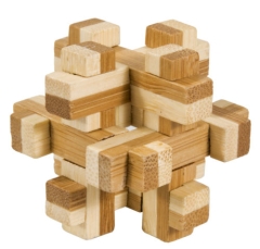 IQ-Test Bambus-Knobelspiel – Konstrukt in Metalldose ***