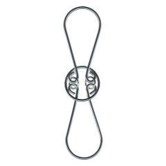 IQ-Test Metall-Knobelspiel – Schlaufen in Metalldose **
