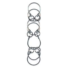 IQ-Test Metall-Knobelspiel – Kette in Metalldose ***