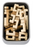 Bambus-Puzzle Konstrukt ***  in Metalldose